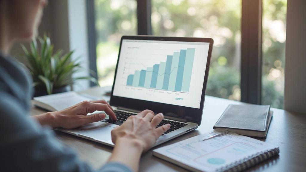 Spaarboekje en muntgeld, besparingsdoelvisualisatie en groei